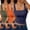 Dark Green, variant on 3PCS Black Tank Top for Women Tummy Control Shapewear Tank Top U Neck Slim Fit Body Shaper Cami Bra Sleeveless Seamless Compression Stretchy Bras Plus Size Workout Camisoles Tops Deep Red S