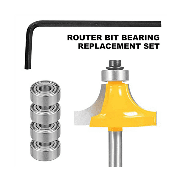 Router bit sale bearing on top