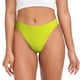 thumbnail image 1 of Fotbe Yellow Tanga Sin Costuras para Mujer con Estampado – Panties Invisibles, Transpirables y Cómodos para Uso Diario-Large, 1 of 4