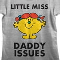 thumbnail image 2 of Mr Men & Little Miss Little Miss Daddy Issues Women's Heather Gray V-Neck Short Sleeve Tee-3XL, 2 of 2