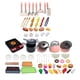 thumbnail image 3 of Juego de accesorios de cocina, juguetes de cocina para niños, juego de ollas y sartenes, utensilios de cocina de simulación con utensilios, regalo de 71 piezas, 3 of 8