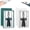 Green+black, variant on 3-Piece Eagle Beak Nail Clipper Set, Eagle Beak Wide Jaw Nail Clippers with 25° Slanted Blades, Anti-Splash Long Handle Trimmers for Men, Women, Seniors, Thick Nails and Ingrown Toenail Care
