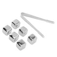 thumbnail image 1 of Metal Whiskey Ice Cubes, Safe Nontoxic 304 Stainless Steel, Maintain Original Taste, Wide Application, Perfect Gift, 1 of 8