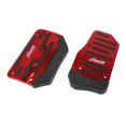 thumbnail image 4 of Unique Bargains Metal Plastic Nonslip Foot Accelerator Pedal Pads Covers Set for Car Black Red, 4 of 7