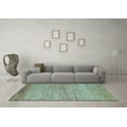 thumbnail image 3 of Ahgly Company Indoor Rectangle Abstract Light Blue Modern Area Rugs, 7' x 10', 3 of 4