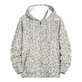 Daca Graphics Mens Leopard Graphic Zip Up Hoodie Animal Print with Pockets Long ...