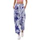 thumbnail image 1 of Gibobby Pantalones deportivos para mujer Pantalones de chándal con estampado inferior para mujer, bolsillos, cintura alta, deportivos, gimnasio, ajuste atlético(Azul,XG), 1 of 4
