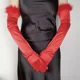 thumbnail image 3 of Guantes Largos Satin Elegantes Accesorio Disfraz Para Mujer, 3 of 6
