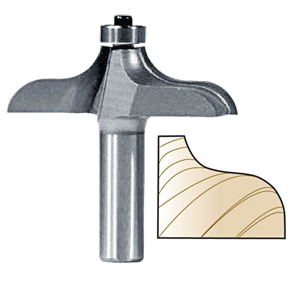 Whiteside 3296 Traditional Table Edge Router Bit for Woodworking 1/2