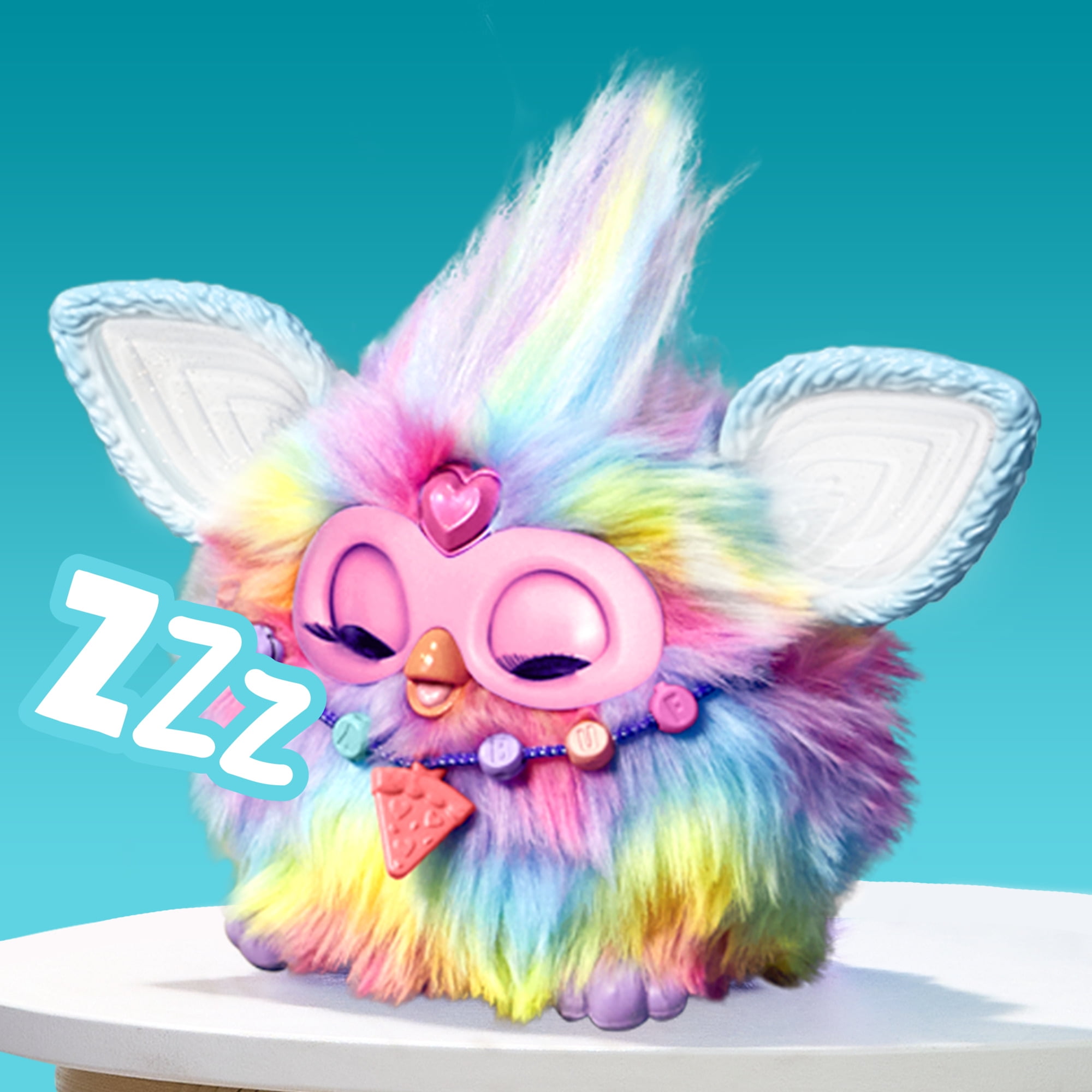 Furby Tie Dye Plush Toy, Voice Activated, 15 Fashion Accessories, Interactive Toys, Ages 6+