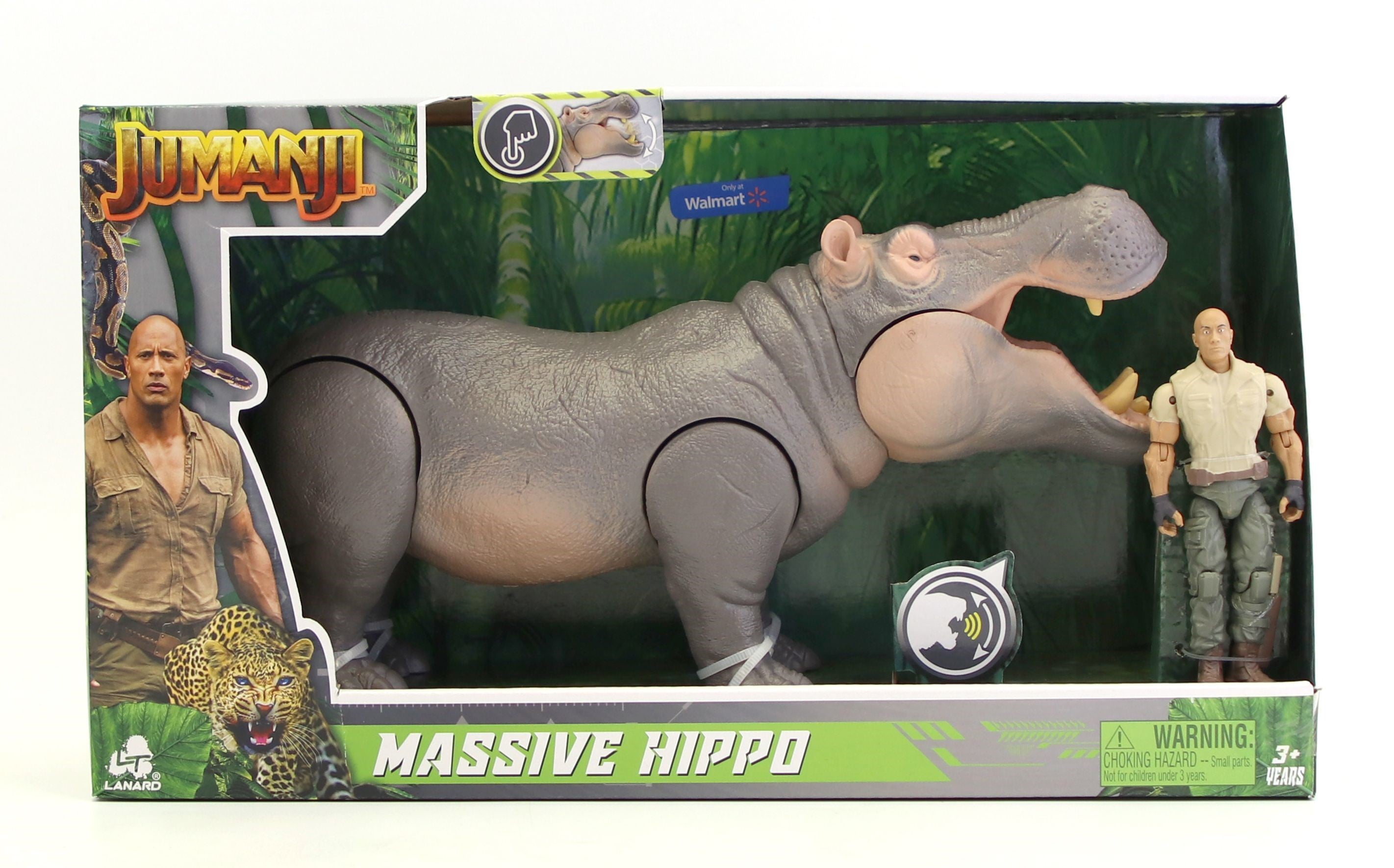 Jumanji - Massive Hippo With Figure - Walmart.com