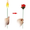 thumbnail image 1 of Nituyy Torch to Rose Magic Trick Flame Appearing Flower Professional Magic Props for Wedding Party Shows, 1 of 6