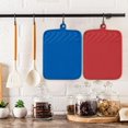 thumbnail image 4 of HAOAN 5Pcs Pot Holders for Kitchen Heat Resistant Pink Cotton Potholder Multipurpose Hot Pads Machine Washable Oven Mitt with Hanging Loop Pocket Potholder for Daily Baking Cooking Grilli, 4 of 6