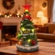 thumbnail image 4 of Caja de Música con Árbol Luminoso de Navidad, Decoración de Habitación, Juego de Escena de Casa En Miniatura de Resina, Regalo de Navidad, 4 of 6
