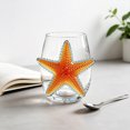 thumbnail image 3 of SLYNSHome Stemless Wine Glasses Beach Themed, Coastal Home Bar Accessories Water Glass, Marine Animal Design Drinkware For Ocean Life Enthusiasts, 3 of 6