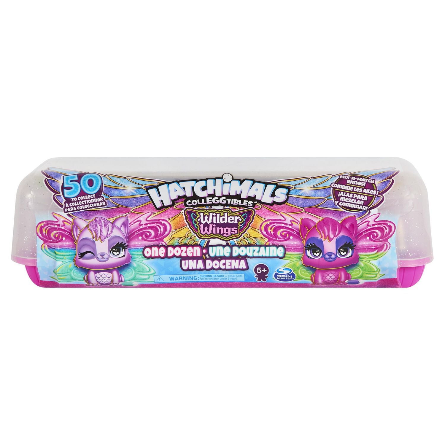 Hatchimals CollEGGtibles, Wilder Wings Exclusive 12-Pack Egg Carton with Mix and Match Wings