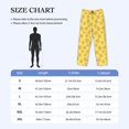 thumbnail image 4 of Logiee Toast Print Pajama Pants for Men,Men’s Pajama Bottoms,Mens PJ Pants with Pockets & Button Fly-Small, 4 of 6