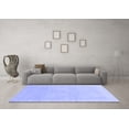 thumbnail image 3 of Ahgly Company Machine Washable Indoor Rectangle Abstract Blue Modern Area Rugs, 2' x 4', 3 of 4