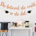 thumbnail image 4 of Banner decorativo de graduación She Believed She Could, 4 of 7
