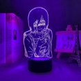 thumbnail image 3 of Lámpara LED 3D shaofei Anime Chainsaw Man Lady Reze Bomb Devil decoración dormitorio, 3 of 5