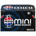 thumbnail image 4 of Pepsi Zero Sugar Cola Soda Pop Mini Cans 6 ct / 7.5 fl oz - Pack of 2, 4 of 5