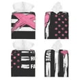thumbnail image 2 of Balery Ribbon Breast Cancer Awareness Porta Pañuelos de Cuero con Estampado – Funda Moderna Cuadrada para Caja de Pañuelos, Dispensador 5x5x5'', 2 of 7