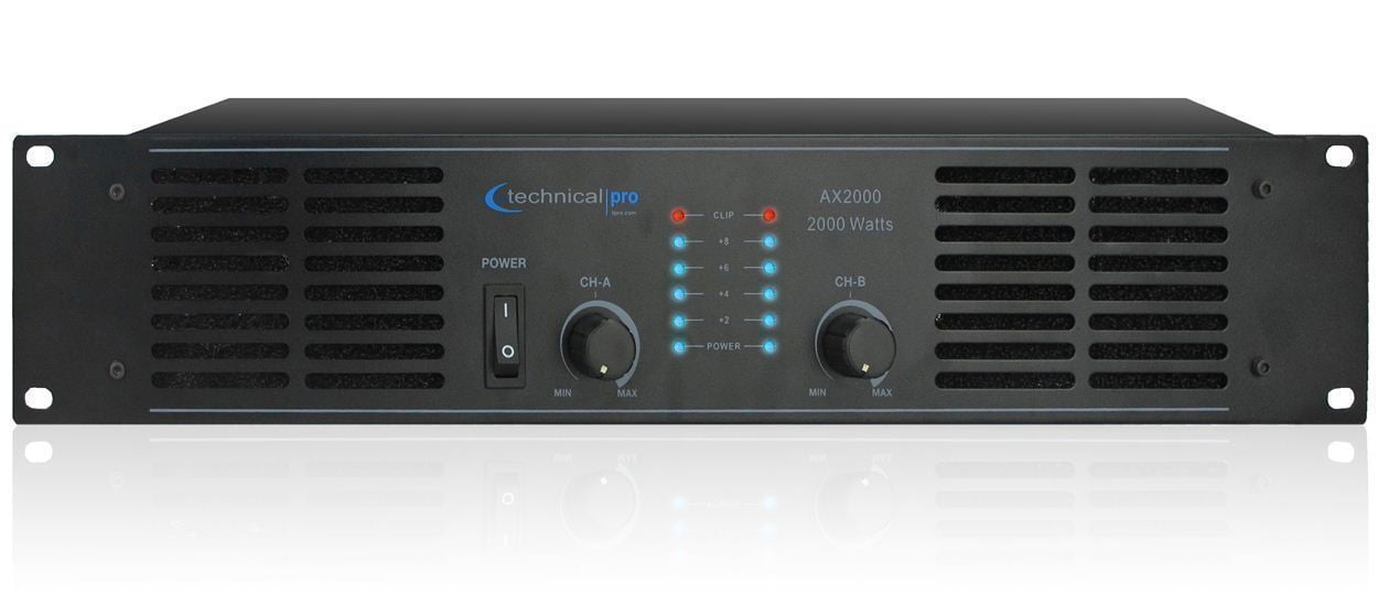 SD Card Inputs Technical Pro IA25U Integrated 600 Watt Power Amplifier w// USB