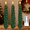 Green, variant on 3Pcs Flameless Taper Candles, Real Wax Christmas Tree Candles with Remote, 9.7 inches Battery Operated Candlesticks, Flickering LED Window Candlelights for Christmas Home Decor, Green