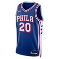 thumbnail image 2 of Men's Nike Jared McCain Royal Philadelphia 76ers Swingman Jersey - Icon Edition, 2 of 3