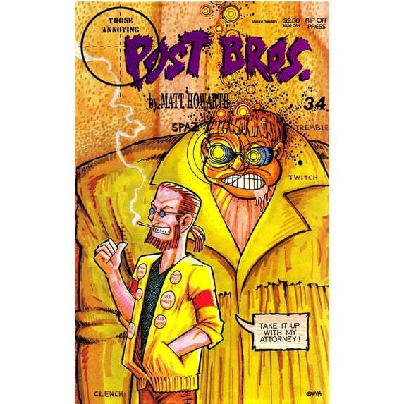 Post Brothers #34 VF ; Rip Off Comic Book