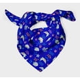 thumbnail image 3 of Bimba Blue Crab & Tortoise Ocean Pure Silk Printed Head Bandanas Summer Neck Wrap Scarf 40 x 40 Inches, 3 of 6