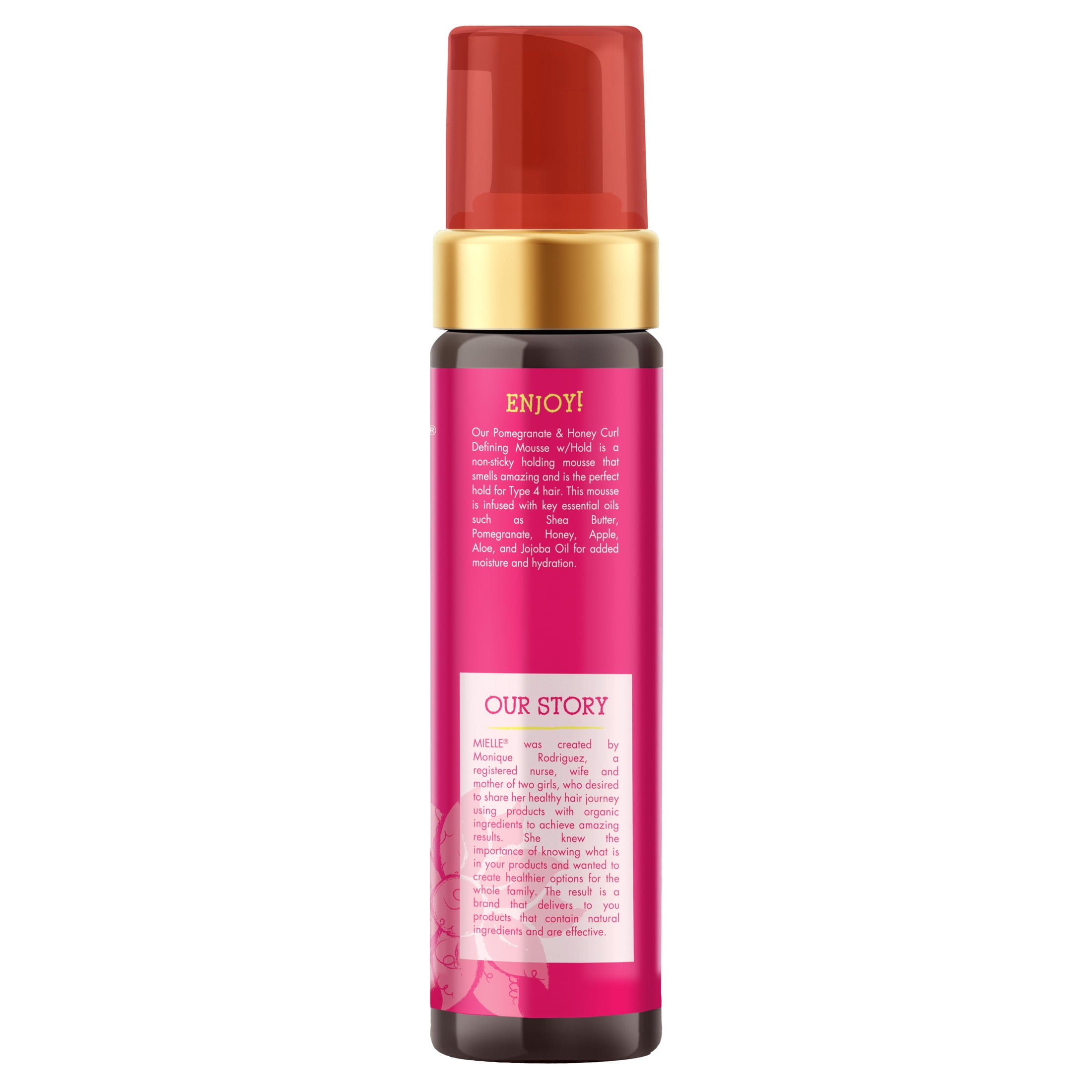 Mielle Pomegranate and Honey Curl Defining Mousse with Hold - 7.5 fl oz