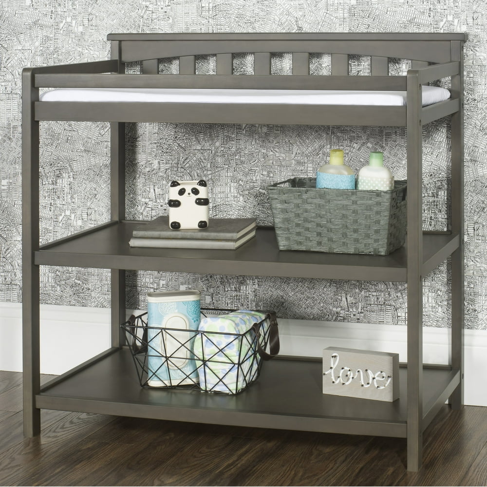 Forever Eclectic Flat Top Changing Table, Dapper Gray