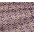 thumbnail image 5 of oneOone Viscose Jersey Fabric Check & Triangle Ikat Printed Craft Fabric BTY 60 Inch Wide, 5 of 5