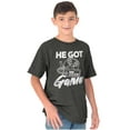 thumbnail image 5 of He Got Game Crewneck T Shirts Boy Girl Teen Brisco Brands XS, 5 of 6