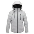 thumbnail image 2 of EGNMCR Womens Plaid Shacket Jacket USB Intelligent Constant Temperature Heated Windproof Plus Size Coat For Men And Women Winter 4 Heated Jacket Coat Women Coat, 2 of 3