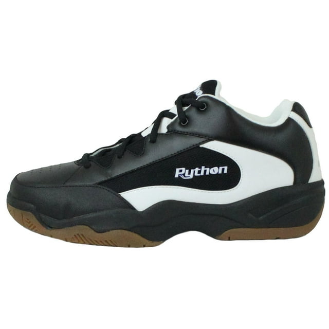 Python Wide (EE) Width Indoor Black Mid Size Racquetball (Squash, Badminton, Volleyball) Shoe