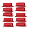 thumbnail image 4 of 10x Portalápices de silicona Cola Clip de lápiz confiable para portapapeles Oficina rojo titular de la pluma, 4 of 8