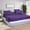Purple, variant on DNG Creations 5 Piece Split King Adjustable Sheet Set 18 Inch Deep Pocket for Adjustable Beds 800 Threads Count ( Solid Purple )