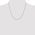 thumbnail image 3 of Diamond2Deal 14K White Gold 1.15 mm Diamond-cut Machine Made Rope with Lobster Clasp Chain Necklace Chain for Women 20", 3 of 6