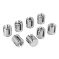 thumbnail image 4 of 24 Pcs Corde en Fil d'Acier Inoxydable Treillis Mural Vert Clip Croisé 3mm Fil, 4 of 5