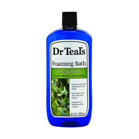 foaming teals epsom eucalyptus relieve salt bath dr