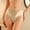 Khaki, variant on Women's Brief Panties Seamless High Waist Solid Color Mesh Fabric Breathable