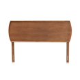 thumbnail image 2 of Laurien Mid-Century Modern Ash Walnut Finished Wood King Size Headboard, 2 of 4