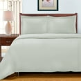 thumbnail image 2 of Egyptian Cotton 600 Thread Count Stripe Duvet Cover Set, Mint, Full/Queen by Superior, 2 of 6