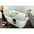 thumbnail image 2 of Kingston Brass CC2088 Vintage Brass Lift and Turn Tub Waste and Overflow in Brushed Nickel, 2 of 7