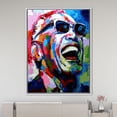 thumbnail image 2 of Singer Canvas Gift, Canvas Print, Wall Art Canvas, Large Printed Canvas, Musicians Canvas Poster, Ray Charles Canvas, Canvas Wall Decor - Natural Framed, 2 of 5