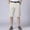 (Casual 45)Beige, variant on Mens Plus Size Shorts Casual Breeches Fashion Summer Zipper Button Solid Outdoors Pocket Sports Short Short Pants