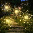 thumbnail image 1 of Luces Solares para Jardín GIGALUMI Paquete de 4 con 120 LED Luz Blanca Cálida, 1 of 9