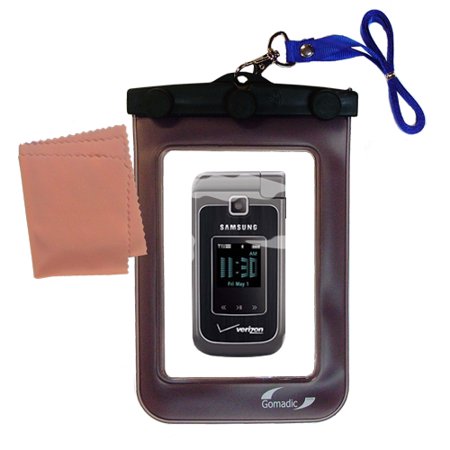 Gomadic Clean and Dry Waterproof Protective Case Suitablefor the Samsung Alias 2 to use Underwater